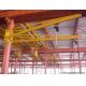 BZ0.5 To BZ8 Dock Wall Travelling Jib Cranes Long Movement Without Floor Space
