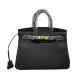 Women Genuine Leather Black Trendy Bags Lady Tote Handbags