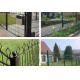 China supply double horizontal wire welded arched mesh fence