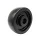 150MM Black Glass Fiber Filled Nylon Wheel For Heavy Duty Industrial Trolley Wheel Casters