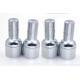 Security Chrome Locking Wheel Bolts Bulge Acorn Closed End Fit European Cars