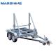 Heavy Duty Cable Fiber Wire Reel Trailer For Transportation Towing