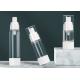 15ml 30ml 50ml AS Transparent Plastic Airless Bottles Silkscreening Printing