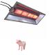 Natural Gas Ceramic Infrared Brooder Heater For Garage Or Workshop 4000pa