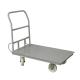 600MM Q235 Steel Logistic Trolley 250kgs Heavy Duty Folding Platform Cart Warehouse