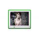 White Color 8 Inch LCD Display Digital Photo Frame