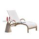 Aluminum Beach Lounge Chairs For Courtyard Balcony / Villa Swimming Pool