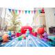 Outdoor Giant Inflatable Toys Tropical Water Slide For Adult , Commercial Grade