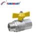 Manual Hpb58-3A Brass Gas Valve 1/2 Gas Ball Valve For Residential Installations