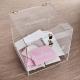 Acrylic Cube Favor Box for wedding decorate acrylic plastic wedding gift box