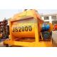 High Automation Js2000 Twin Shaft Concrete Mixer Machine With Electric Engine