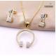 Horseshoe Buckle Rhinestone Jewelry Set