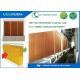 High efficient wet paper/cooling pad curtain water mist cooling system with SS steam