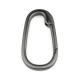 Zinc Alloy Carabiner Clips Mini Bag Locking Climbing Keychain Snap Hook with 24*54mm