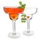 Factory wholesale lead free high quality crystal transparent glass martini drinking glass