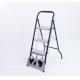 3 Steps Multifunctional Folding Ladder Trolley with Two Wheels