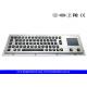 Waterproof Illuminated Metal Keyboard With Touchpad And 64 Led Backlit Keys