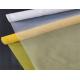 Easy Cleaning 100% Monofilament Polyester Printing Mesh White / Yellow Color