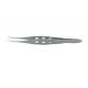 Round Tip Forceps Surgical Instruments 0.6 Mm Tip Diameter 114 Mm Total Length