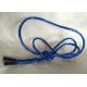 Soft / Matt Silicone Ending Zipper Cord With 2.5mm Cotton String