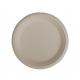 100% Compostable 9 Inches Natural, Biodegradable Food Plate For Food And Vegetables