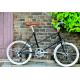 Caliper brake black hi-ten steel mini small 20 size old style city bike for lady
