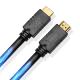 4K HDMI Cable Rectangle 3ft HDMI Cord Supports 3D 1080P 60Hz UHD 2160p HDR Ethernet Audio Return