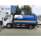Mini ISUZU Sewer Dredging And Cleaning Truck With 2m3 Water Tank 3m3 Septic Tank