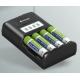 500mA 4 channel Negative delta V Control  Aa Battery Chargers with LCD display
