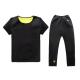 Thermo Neoprene Body Shaper Slimming Pants T Shirt Sets For Weight Loss