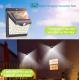 4000k Modern Outdoor LED Solar Wall Lights Decorative AC 110V