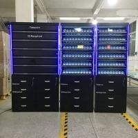 Satom Customized Layers Automatic Door Metal Cigarette Tobacco Display Cabinet