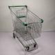 PU Wheels Grocery Shopping Trolley 210L Metal Shopping Cart With Beverage Chassis