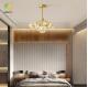 H370mm Creative Decoration Crystal LED Ceiling Light For Living Room Bedroom