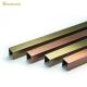 8FT Stainless Steel U Profile Bronze Copper Color Inox 304 Exterior Corner Edge