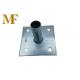 80mm Galvanized Steel Base Plate With Spigot For Scaffolding Screw Jack