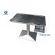 Medical Vet Exam Table Stainless Steel Column Weighing And Surgical Treatment Table