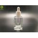 Transparent 15ml Glass Essential Oil Bottles With Dropper Cap