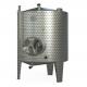 High efficiency embossed dimple jacket for heat exchanger beer fermentation tank