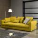 Italian style modern fabric sofa furniture for hotel or home  with two back cushions