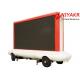 SMD3535 P8 Outdoor Mobile LED Screen Hire Trailer LED Display Anti Shake 1R1G1B