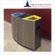 ISO14001 Community Rectangular Outdoor Trash Cans
