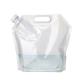5L Folding Water Bag Storage With Valve Outdoor Large Capacity Foldable