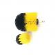 PP Filament 2 PCs Yellow Drill Cleaning Brush For Car Wash