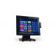 Dual Display Touch Screen POS PC 15 / 12 Inch Terminal Aluminum Alloy Material