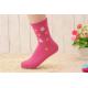 Fancy cute cartoon christmas patterned design thick AZO-free cotton dress socks for women