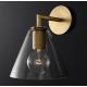Lacquered Burnished Brass Finish Sconce Wall Lights Indoor Modern Screw In