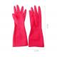 Red 30cm Latex Household Glove Indoor Locked Lining Latex Chemical Gloves