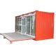 Expansion 20hc Steel Prefabricated Homes With Curtain