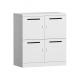 H1200*W900*D450mm Metal Office Mailboxes 4 Door Cabinet Powder Coating